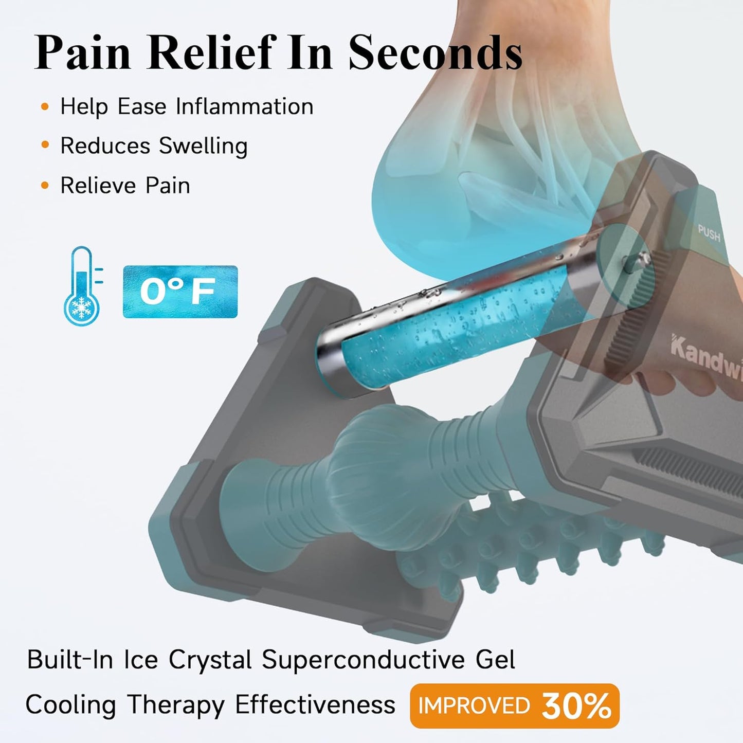 E+ICING PLANTER FASCIA RELAXER FOOT MASSAGER