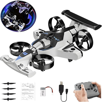 E+2-IN ONE FLYING CAR AND STUNT DRONE-MINI INDOOR DRONE