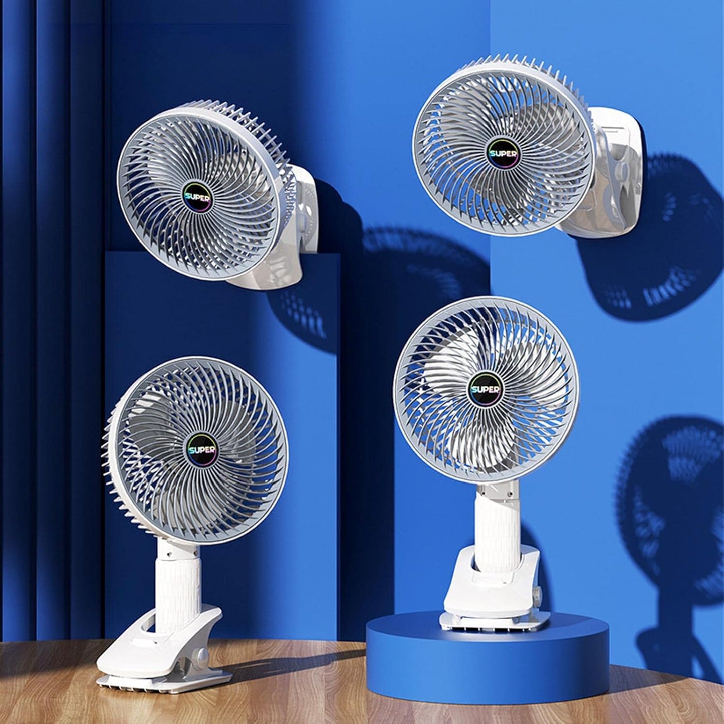 Multifunctional USB Desk Fan