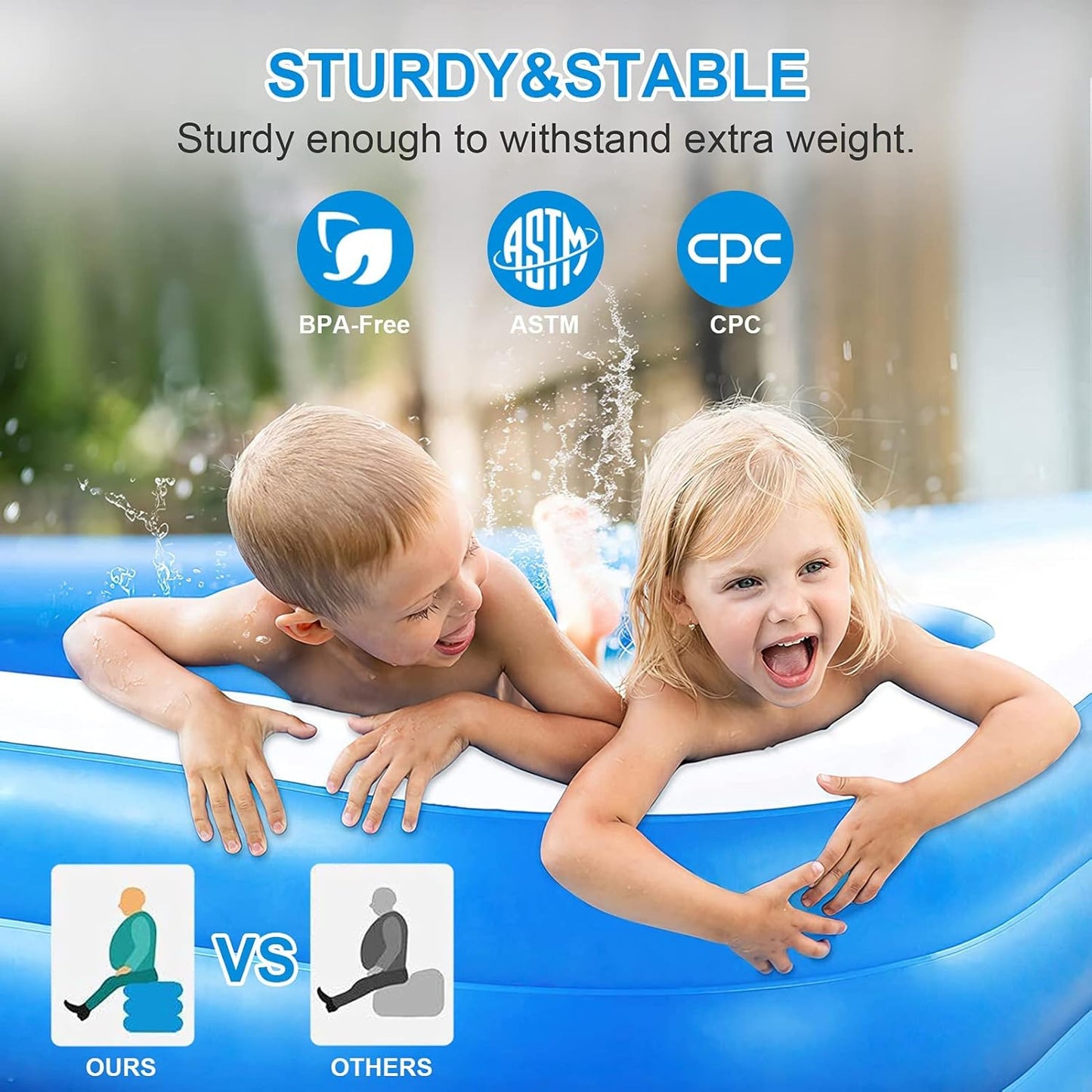 E+ Inflatable Swimming Pool