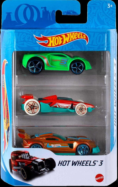 E+ HOT WHEELS DIE CAST (3 PCS)