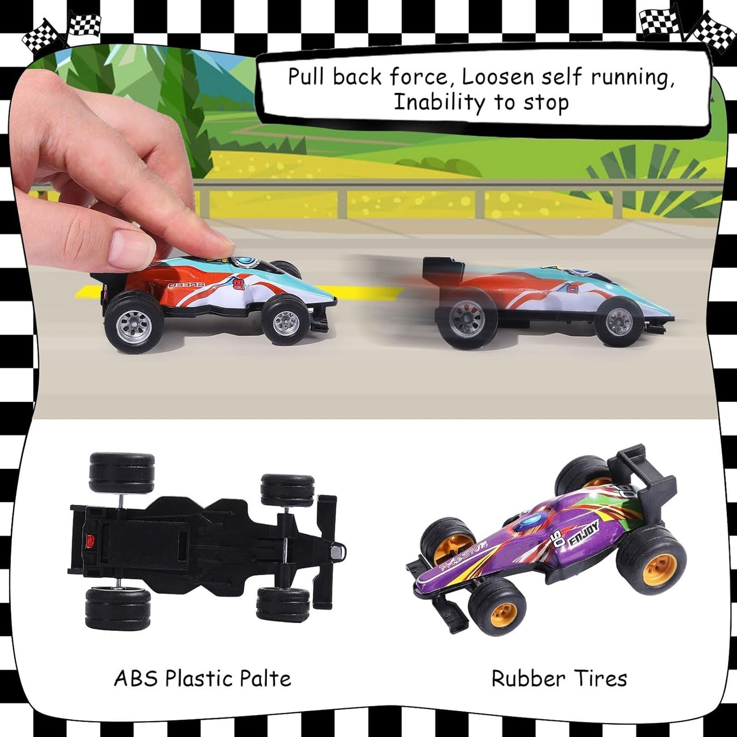 E+ PULL BACK CARS