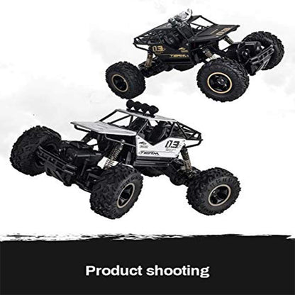 E+ Remote Control Rechargable Acrobatic 360 Degree Twisting Stunt Car with Music & Lights and Charger for Kids multicolour