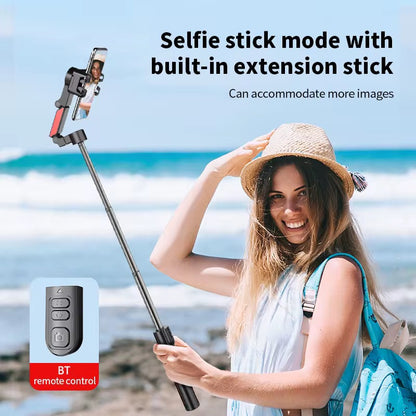 E+ Selfie stick Tripods Stabilizer with Build in camera
