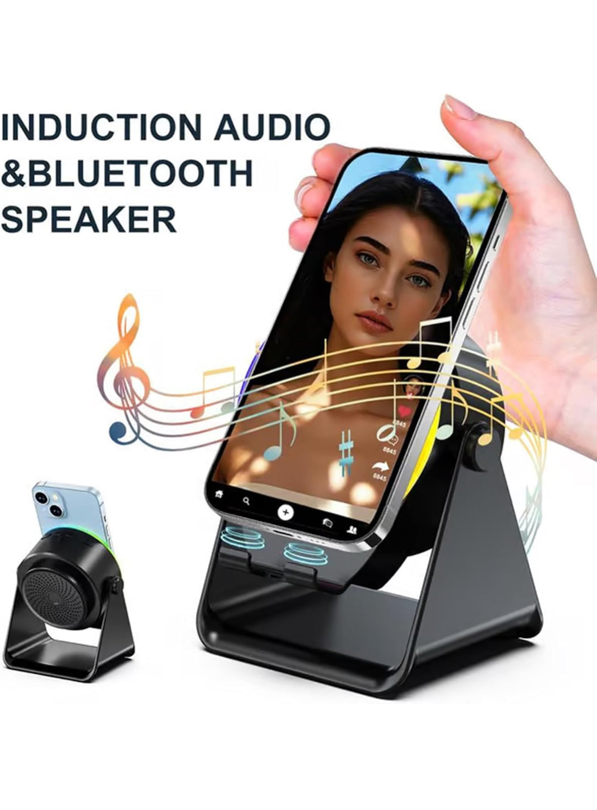 E+ Wireless induction Bluetooth speaker