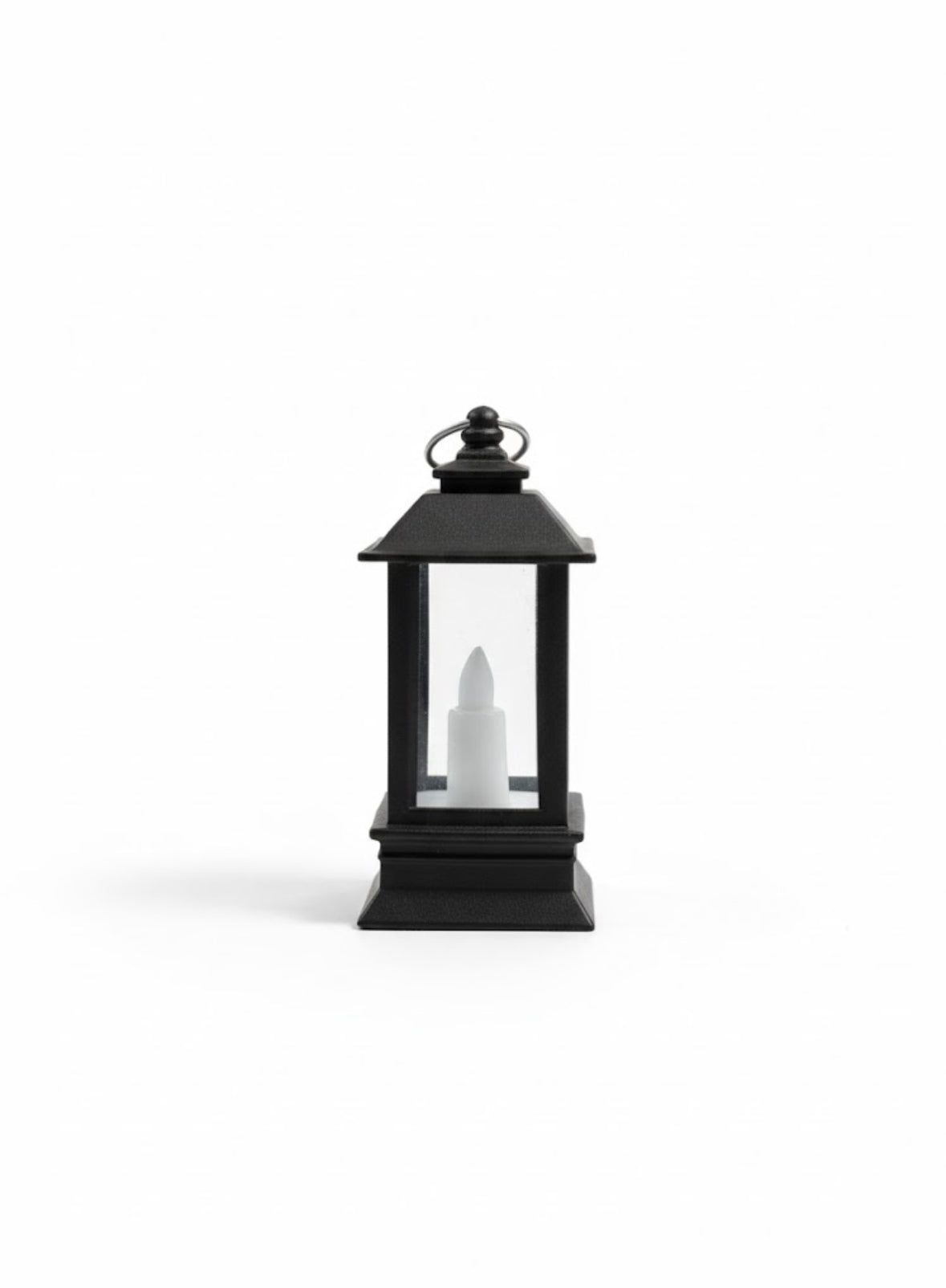 E+ Mini LED Candle Lanterns for Home Décor – Black & White Vintage Lantern Set (PACK OF 24)