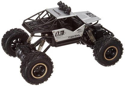 E+ Remote Control Rechargable Acrobatic 360 Degree Twisting Stunt Car with Music & Lights and Charger for Kids multicolour