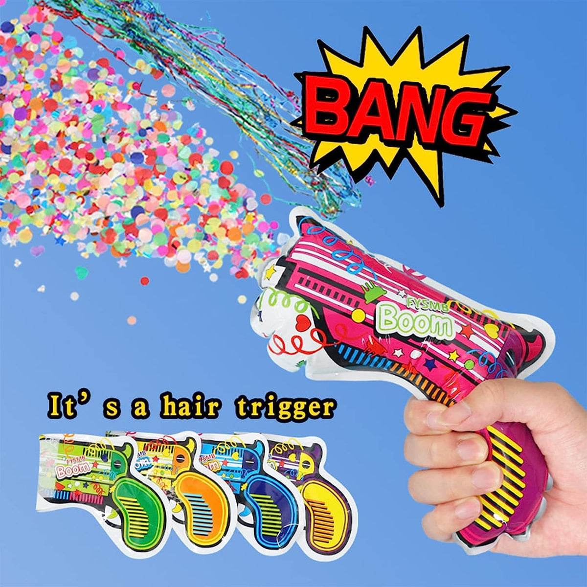 E+ CONFETTI POPPERS