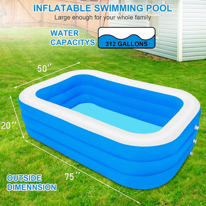 E+ Inflatable Swimming Pool
