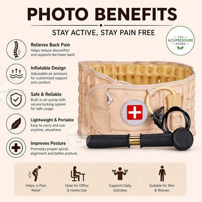 E+SPINAL AIR TRACTION BELT BACK MASSAGER