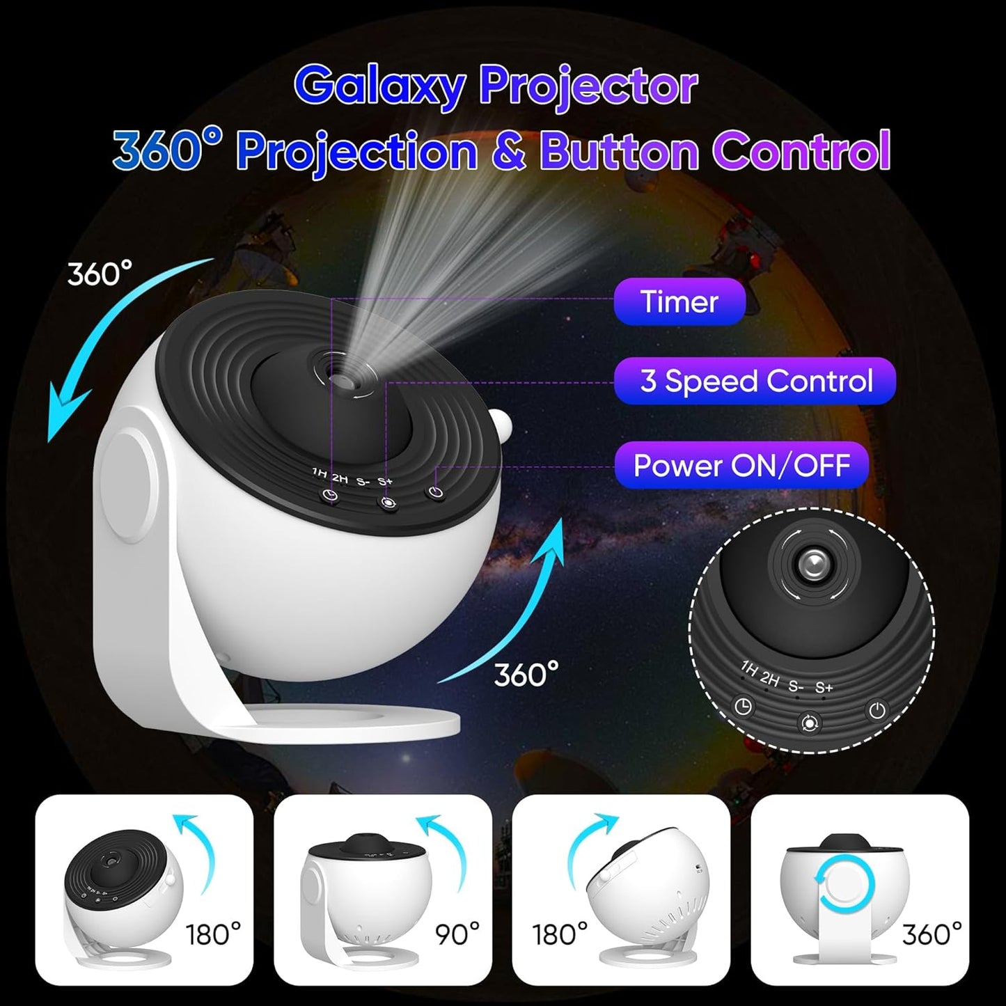 E+ GALAXY PROJECTOR