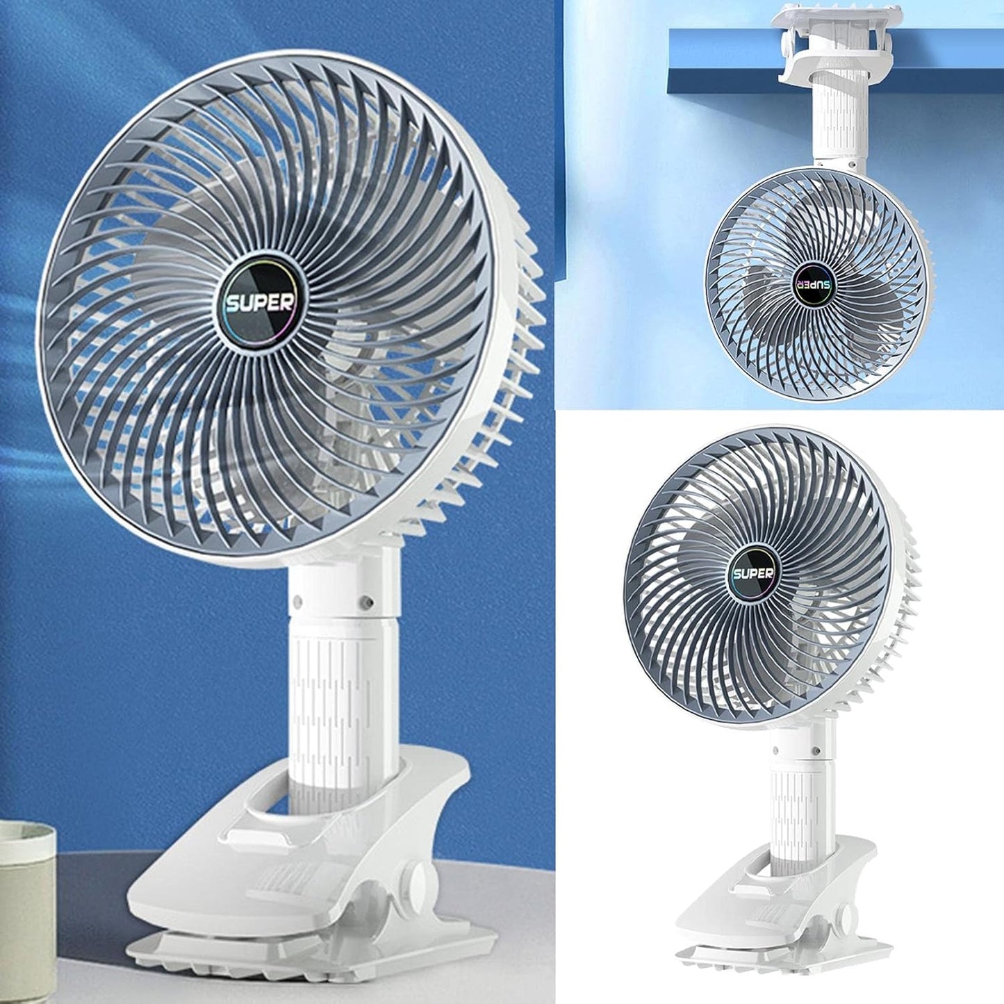 Multifunctional USB Desk Fan