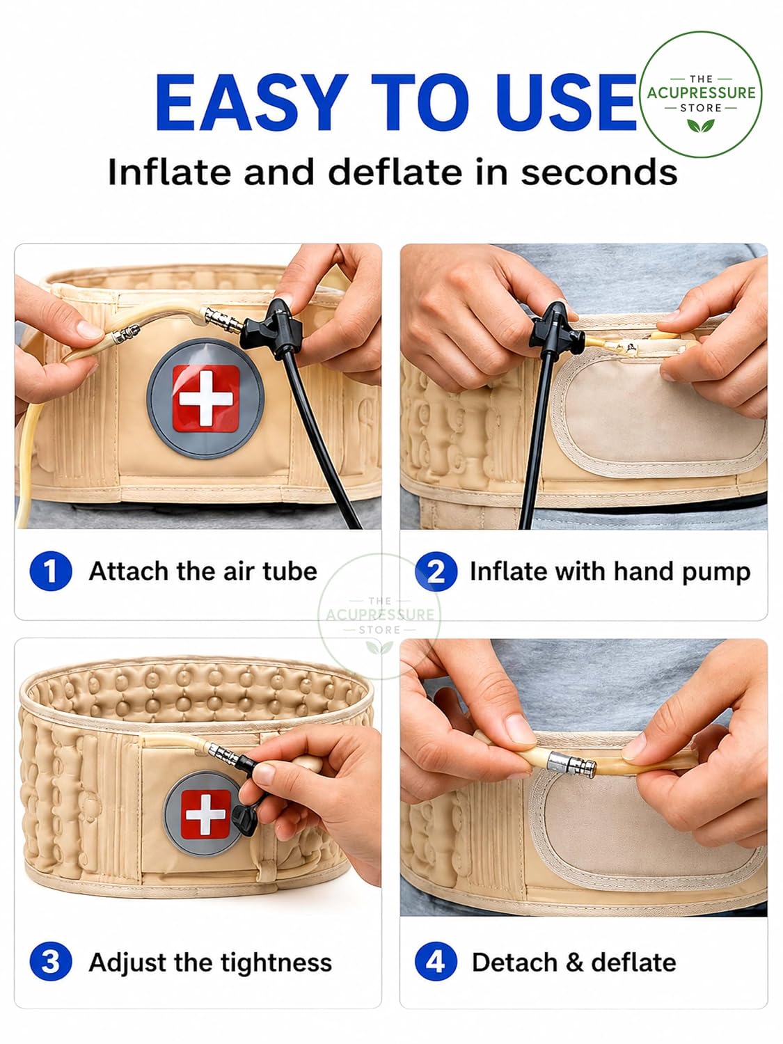 E+SPINAL AIR TRACTION BELT BACK MASSAGER