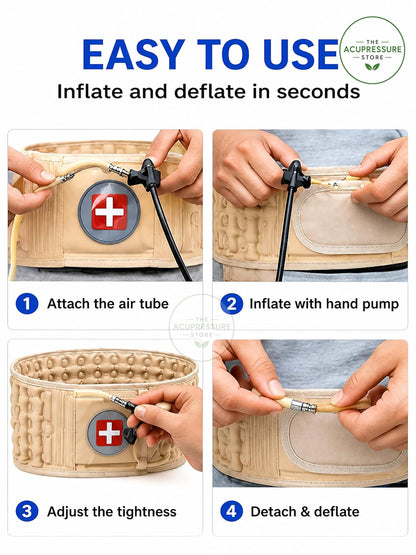 E+SPINAL AIR TRACTION BELT BACK MASSAGER