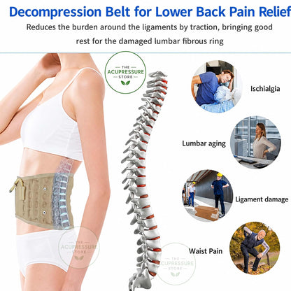 E+SPINAL AIR TRACTION BELT BACK MASSAGER