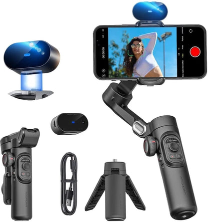 E+ M3 Pro – 3-Axis Smartphone Gimbal with AI Auto-Tracking