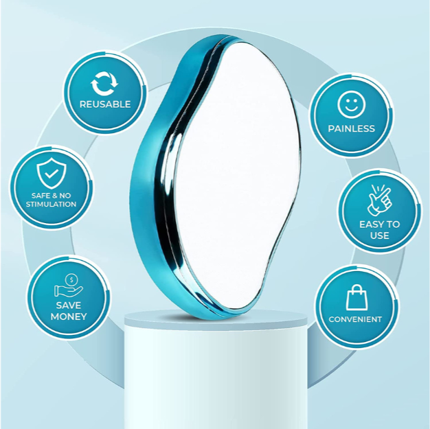 E+ EPILATOR Painless Hair Removal Exfoliator