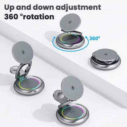 E+ 3 in 1 Magnetic wireless Charging