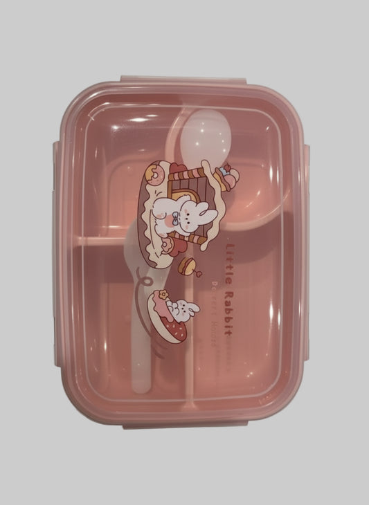 E+ Cute Little rabbit Kids Lunch Box