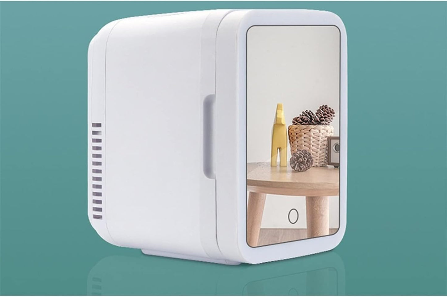 E+ Mini Fridge 4L Multifunction Food Portable Cooling for Home Dorm Room Office White