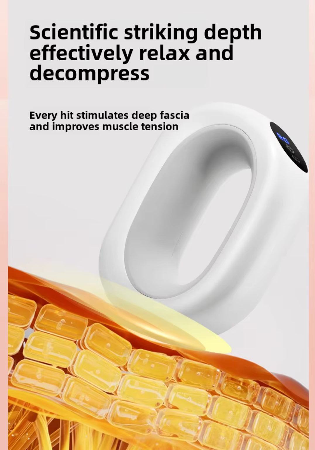 E+ Cordless forburns  Fascial Ring Massager
