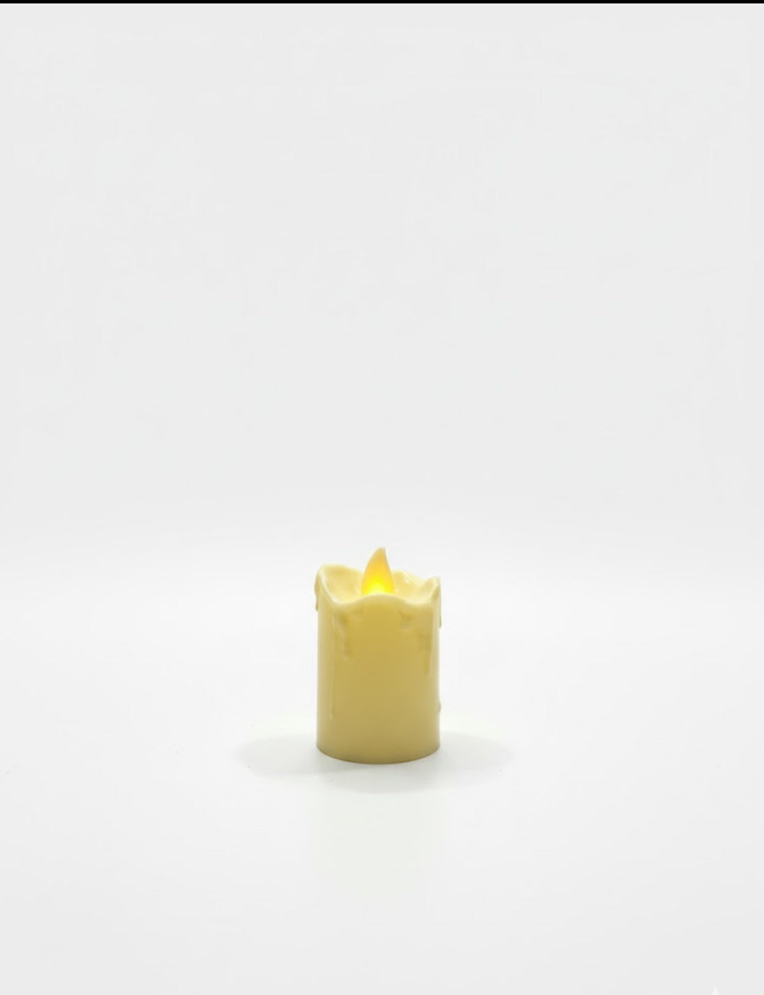 E+ LED Wax Candle Light (Pack of 24) – Realistic Flickering Flameless
