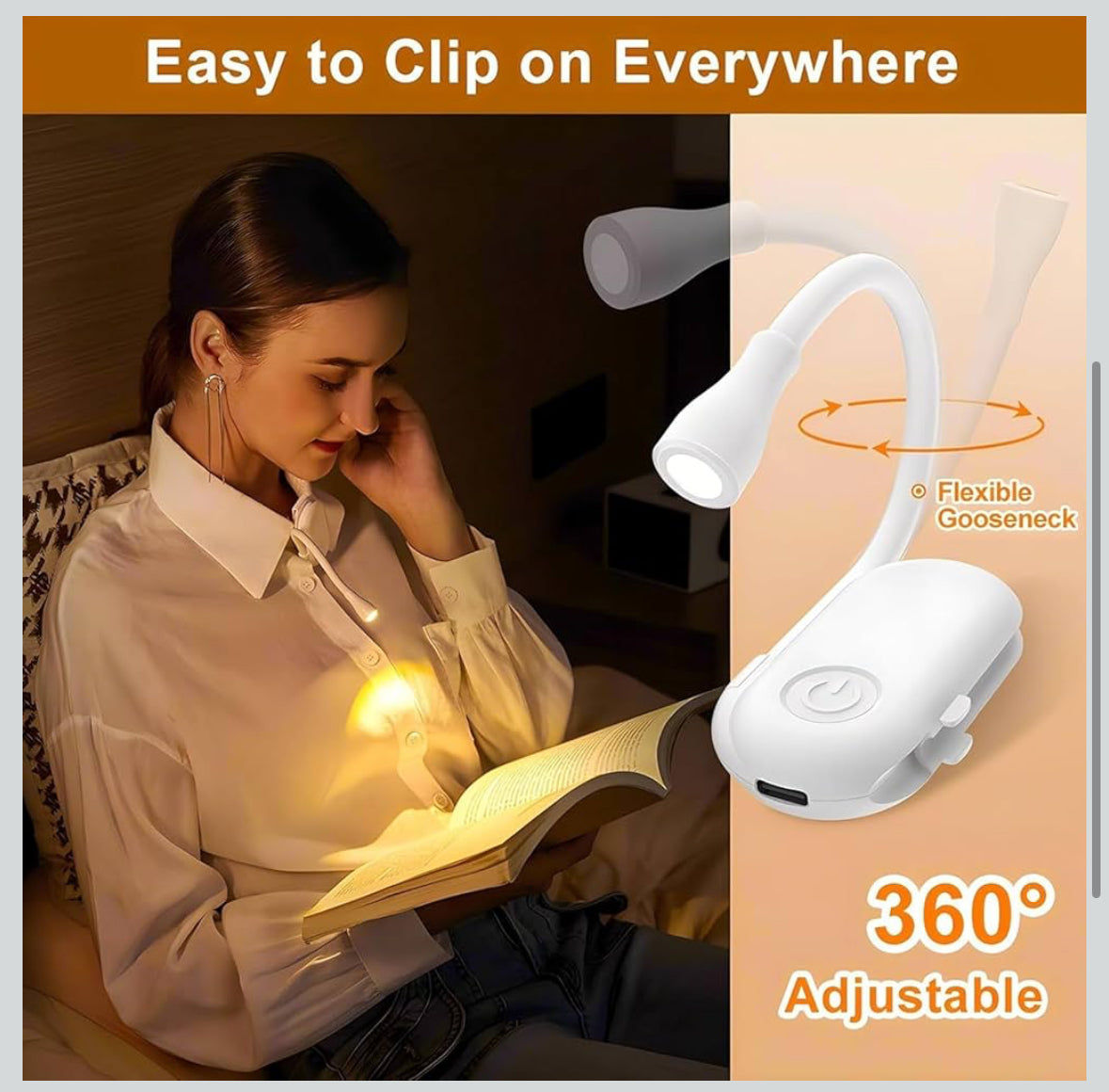 E+ Mini Clip Lamp