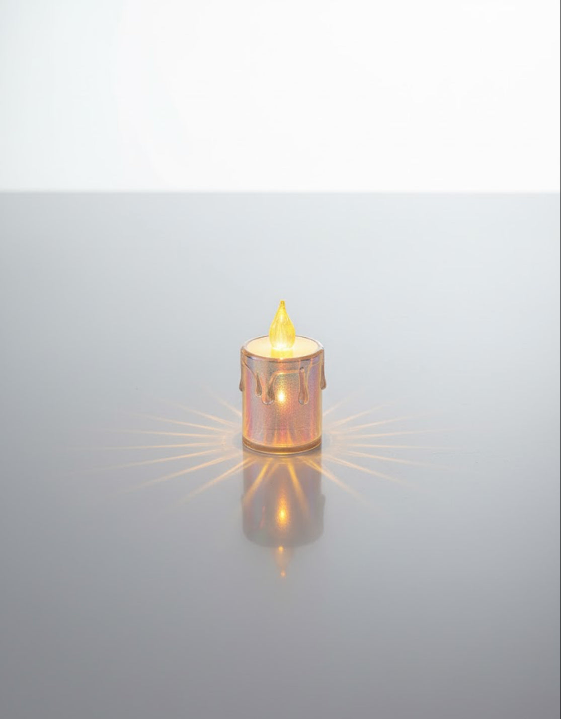E+ Round LED Candle Light (Pack of 24) – Flickering Flameless