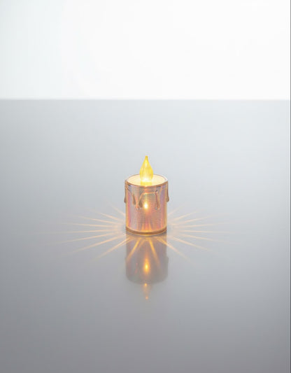 E+ Round LED Candle Light (Pack of 24) – Flickering Flameless