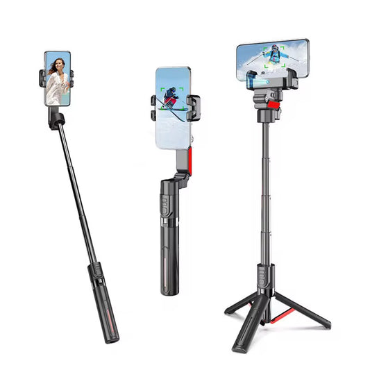 E+ Selfie stick Tripods Stabilizer with Build in camera