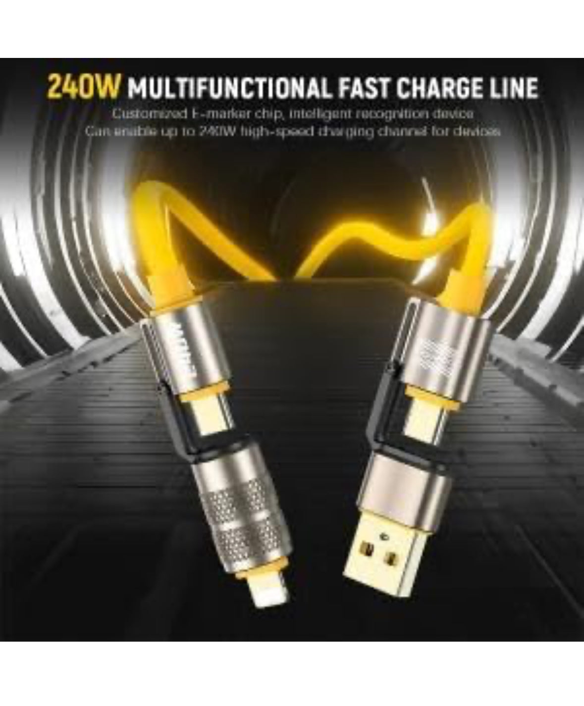 E+ 4 in 1 Fast Data Cable