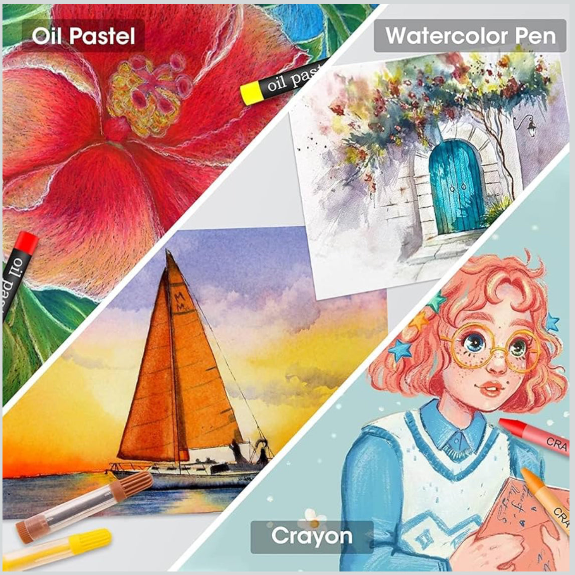 E+ 180 - Piece  Art Set