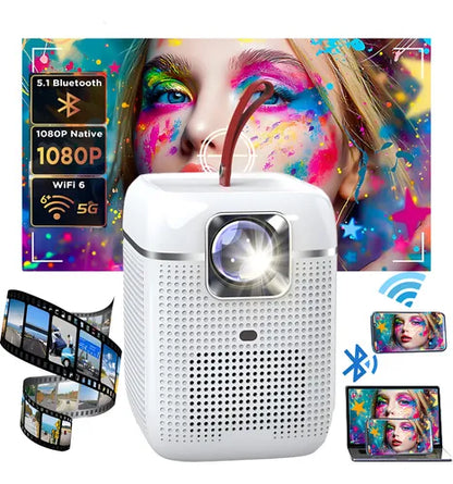 E+ T6 Max Smart LCD Projector Portabile