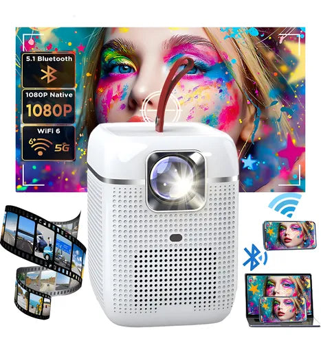 E+ T6 Max Smart LCD Projector Portabile