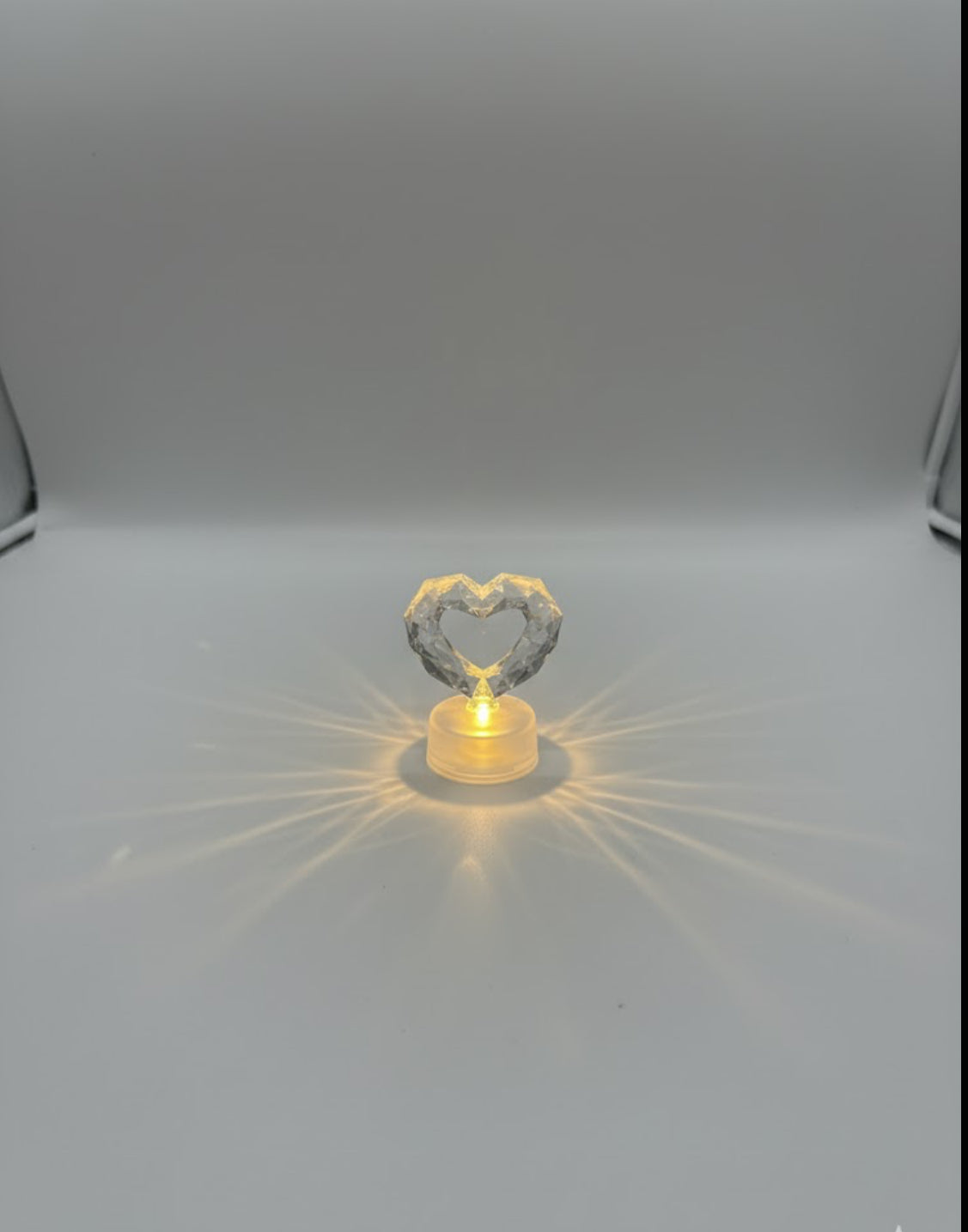 E+ Heart Shape LED Candle Light (Pack of 24)