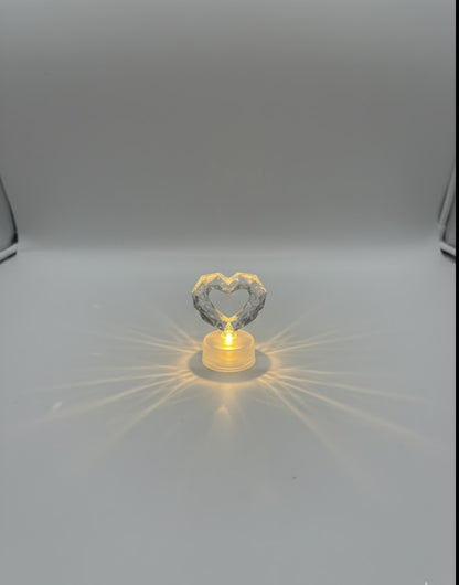 E+ Heart Shape LED Candle Light (Pack of 24)