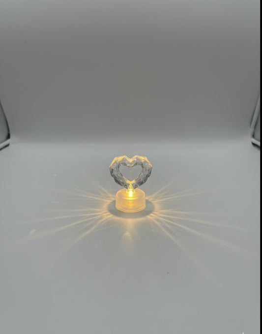 E+ Heart Shape LED Candle Light (Pack of 24)