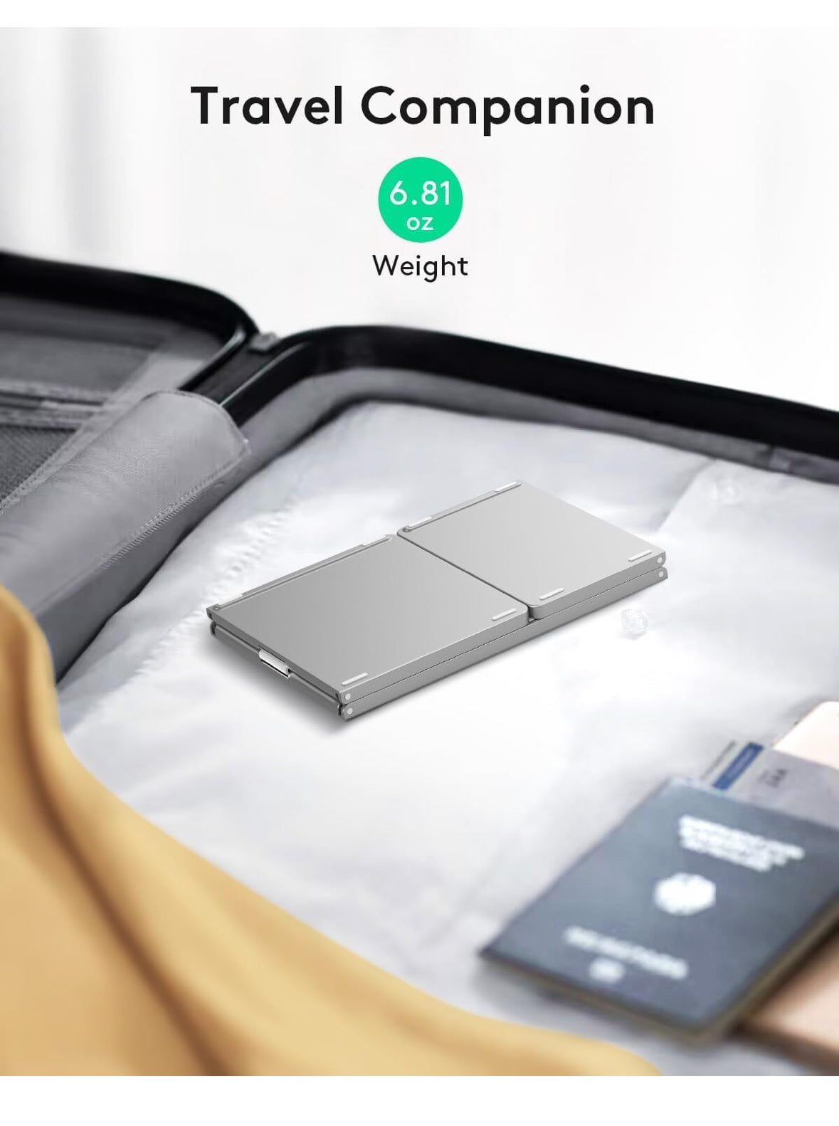 E+ Foldable Bluetooth keyboard with touchpad