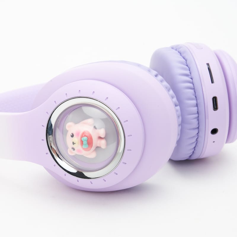 E+ Cute bear headphone