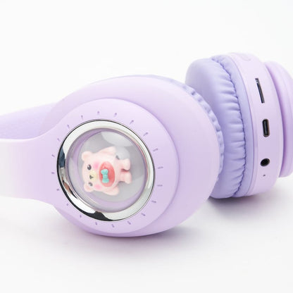 E+ Cute bear headphone