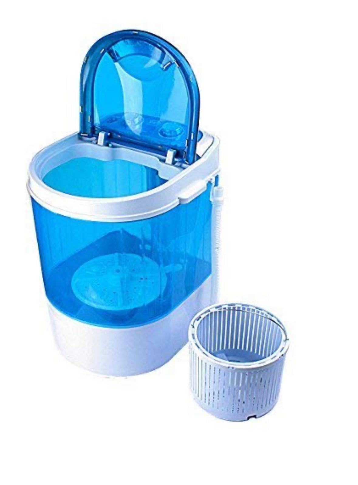 E+ Portable 3 kg 2 Star Single Tub Top Load Mini Washing Machine with 1.5 kg Dryer Basket (Blue)