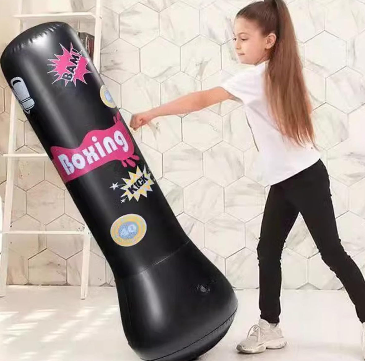 E+ Inflatable punching bag