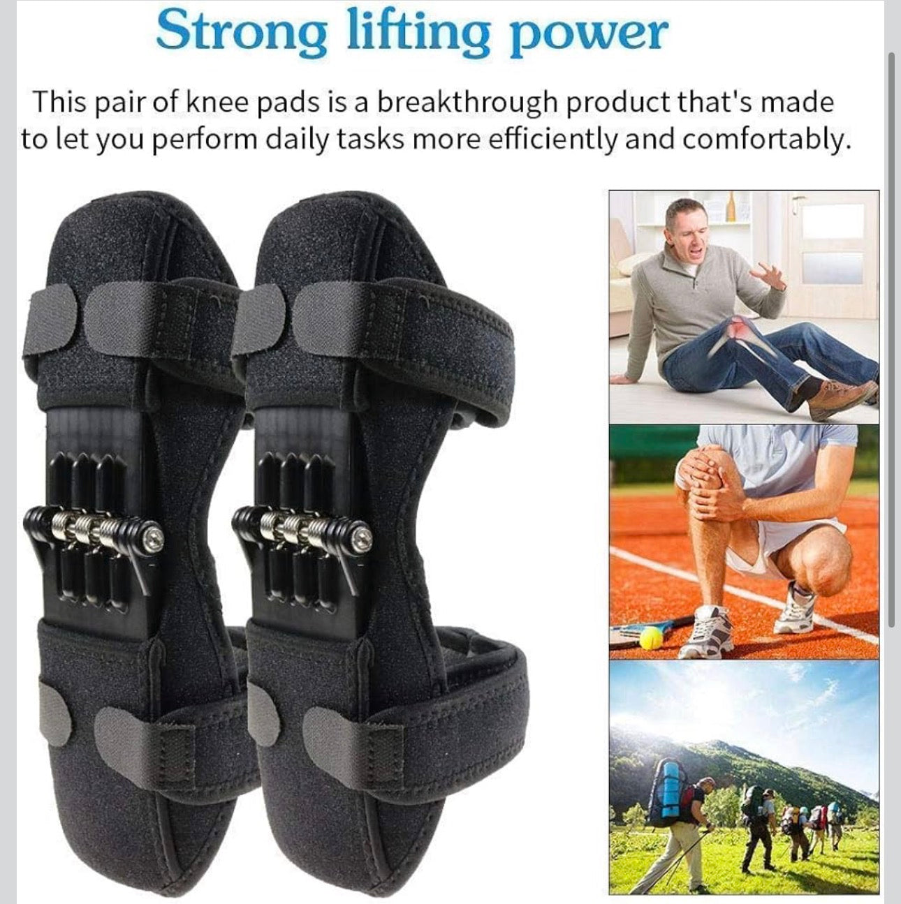 Knee Joint Gripper for Pain and Support