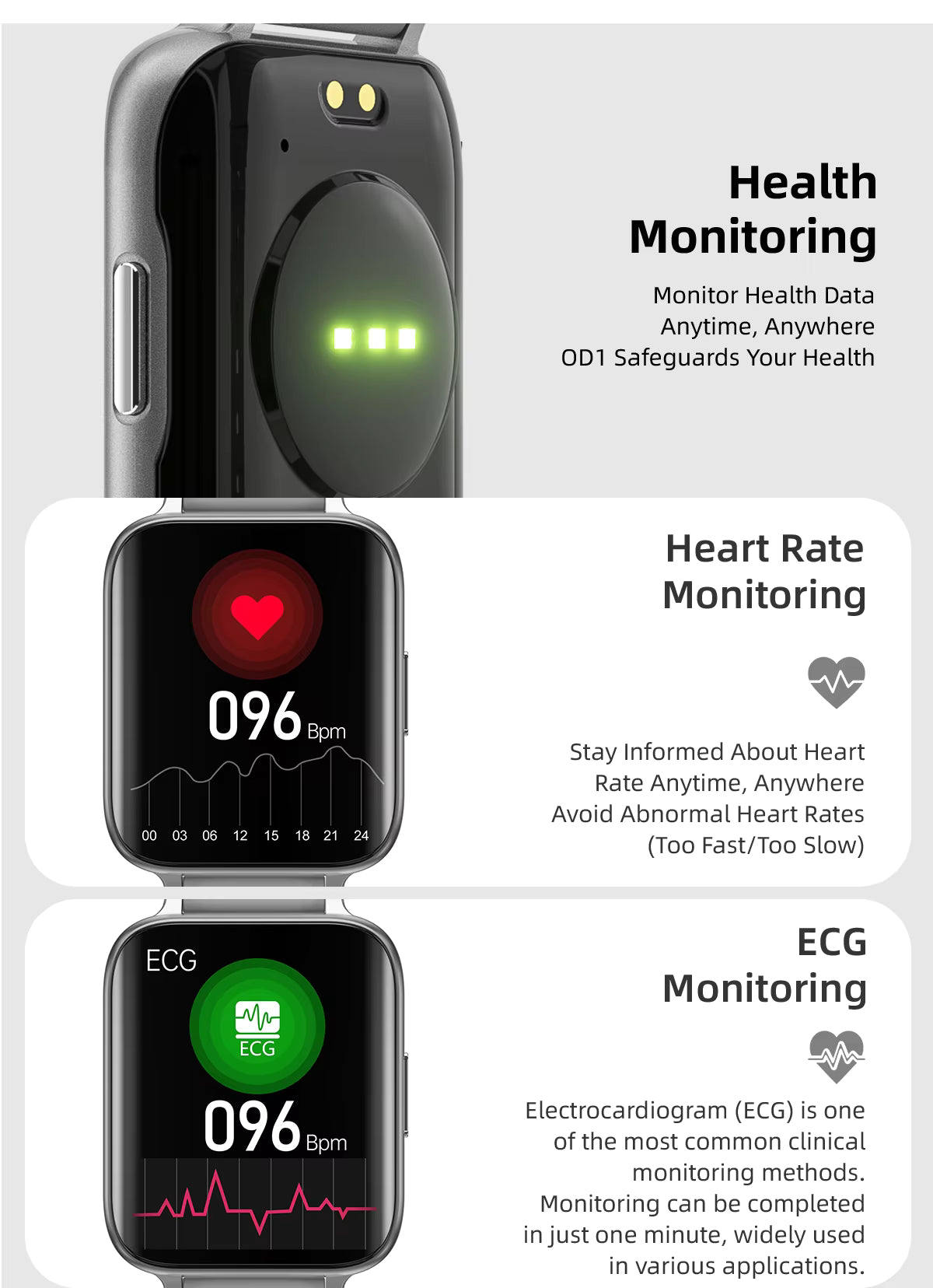 E+ ZORDAI OD1 Smart Watch