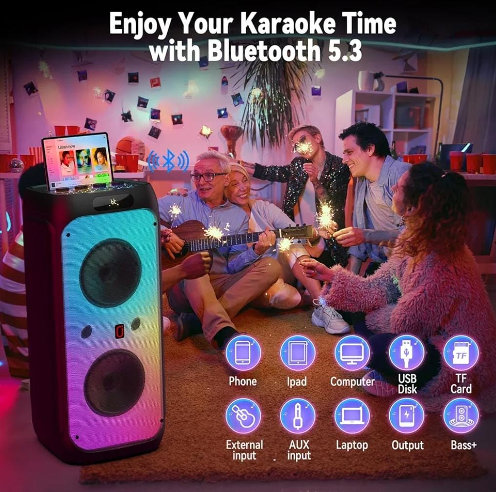 E+Portable speaker system