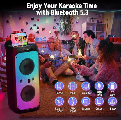 E+Portable speaker system