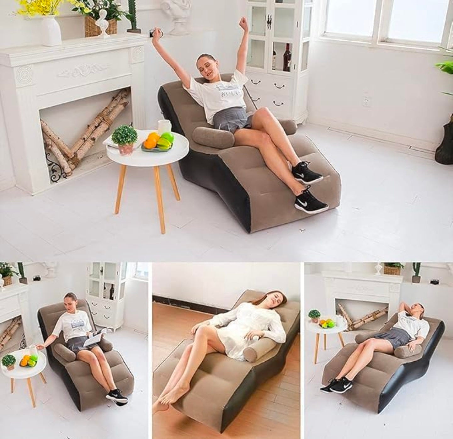 E+ Inflatable sofa single bed