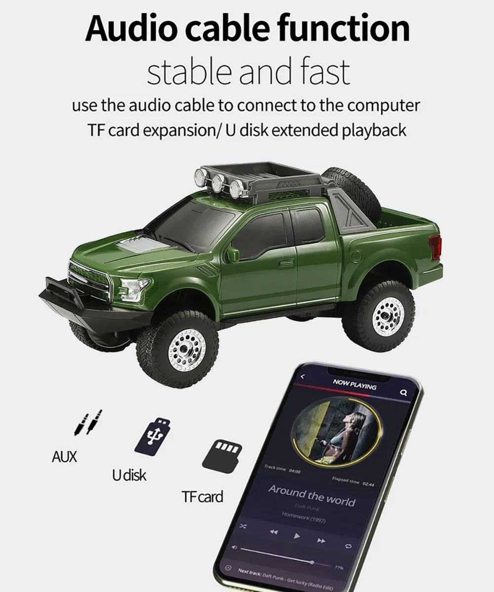 E+ WS-589 Ford Raptor Portable Rechargeable Bluetooth Speaker