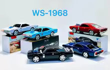 E+ WS-1968 Portable Car-Shaped Rechargeable Bluetooth Speaker