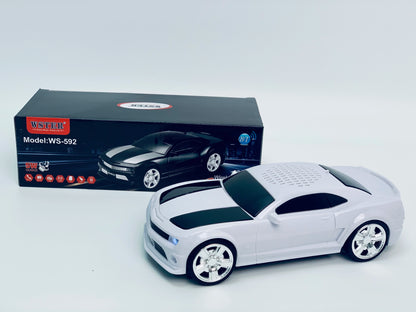 E+ WS-592 Portable Car-Shaped Rechargeable Bluetooth Speaker